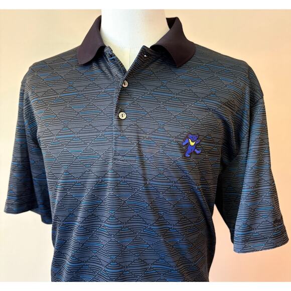 Grateful Dead Dancing Bear Ben Hogan Golf Polo (XL) - Picture 4 of 7